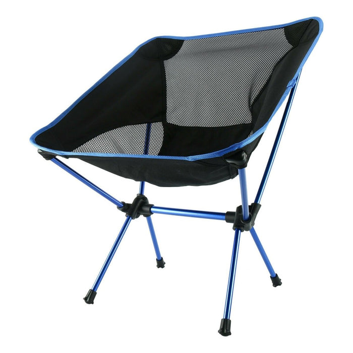 Ultralight Aluminum Alloy Folding Camping Camp Chair Outdoor Hiking Brown - amazingooh
