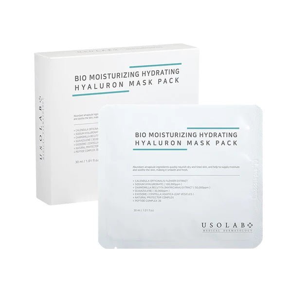USOLAB Bio Moisturizing Hydrating Hyaluron Mask Pack 10pcs - Amazingooh Wholesale