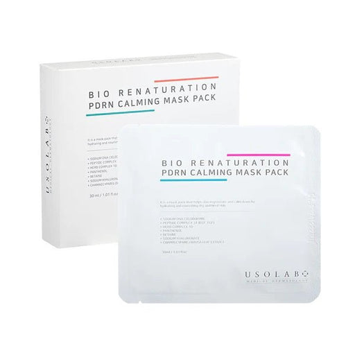 USOLAB Bio Renaturation PDRN Calming Mask Pack (1box/10ea) - Amazingooh Wholesale