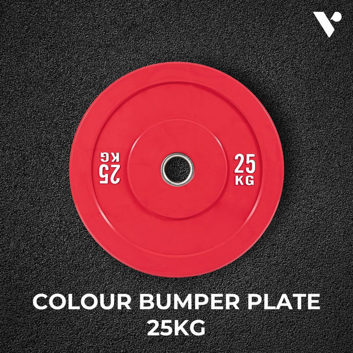 Verpeak Colour Bumper Plate 25KG Red VP-WP-109-FP - Amazingooh Wholesale