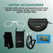 Verpeak Sport Sunglasses Type 2 (White frame with black end tip) VP-SS-103-PB - Amazingooh Wholesale