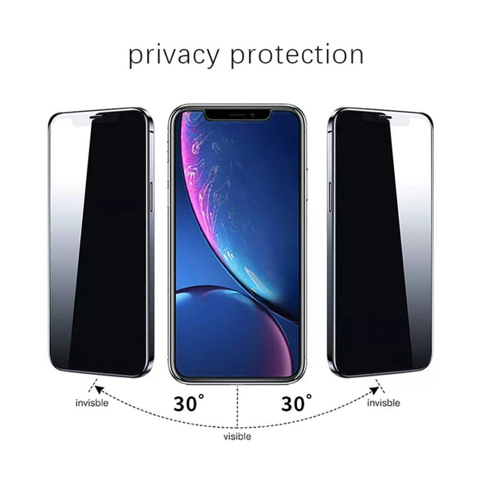 VOCTUS iPhone 14 Plus Privacy Temple Glass Screen Protector 2Pcs (Raw) VT-SP-113-DW - Amazingooh Wholesale