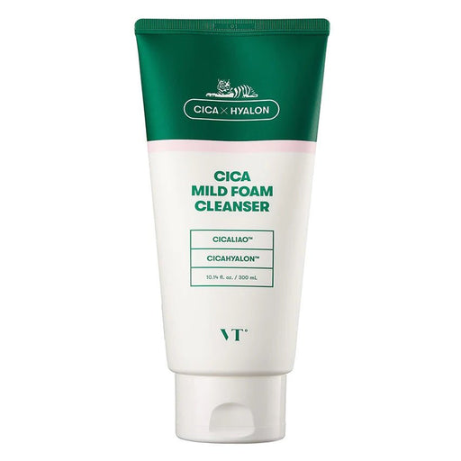 VT Cosmetics Cica Mild Foam Cleanser 300ml - Amazingooh Wholesale