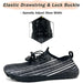 Water Shoes for Men and Women Soft Breathable Slip-on Aqua Shoes Aqua Socks for Swim Beach Pool Surf Yoga (Black Size US 9.5) - Amazingooh Wholesale