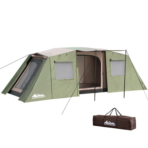 Weisshorn Camping Tent 10 Person Instant Up Tents Outdoor Family Hiking 3 Rooms - Amazingooh Wholesale