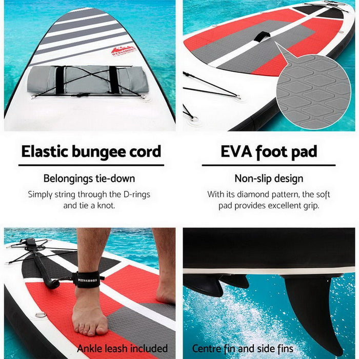 Weisshorn Stand Up Paddle Boards SUP 11ft Inflatable Surfboard Paddleboard Kayak - Amazingooh Wholesale