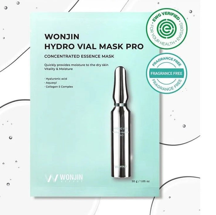 Wonjin Effect Hydro Vial Mask PRO Concentrated Essence Mask 10pcs - amazingooh