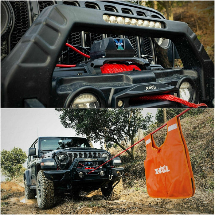 X-BULL Electric Winch 12V Synthetic Rope Wireless 14500LB Remote 4X4 4WD Boat - Amazingooh Wholesale