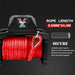 X-BULL Electric Winch 12V Synthetic Rope Wireless 14500LB Remote 4X4 4WD Boat - Amazingooh Wholesale